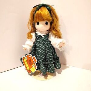 Precious Moments Children Of the World 9" Shannon Ireland Doll with Stand 1994